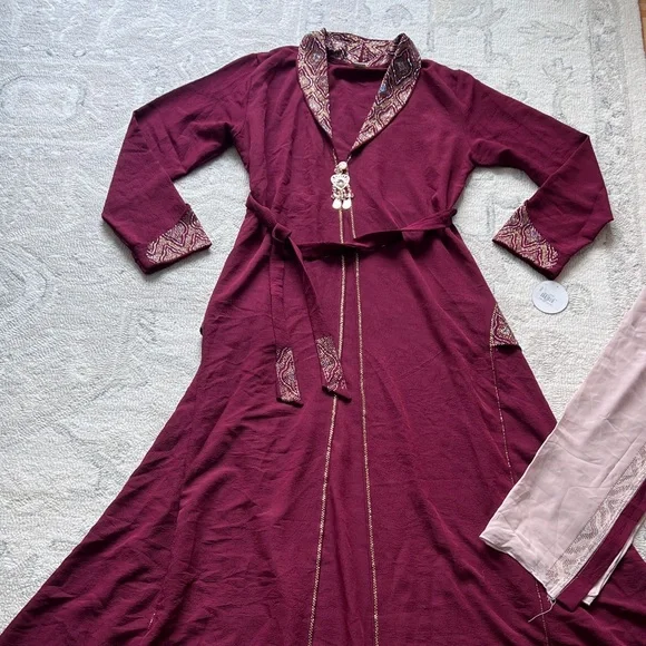 Burgundy Abaya long brand new size XL - Picture 6 of 7